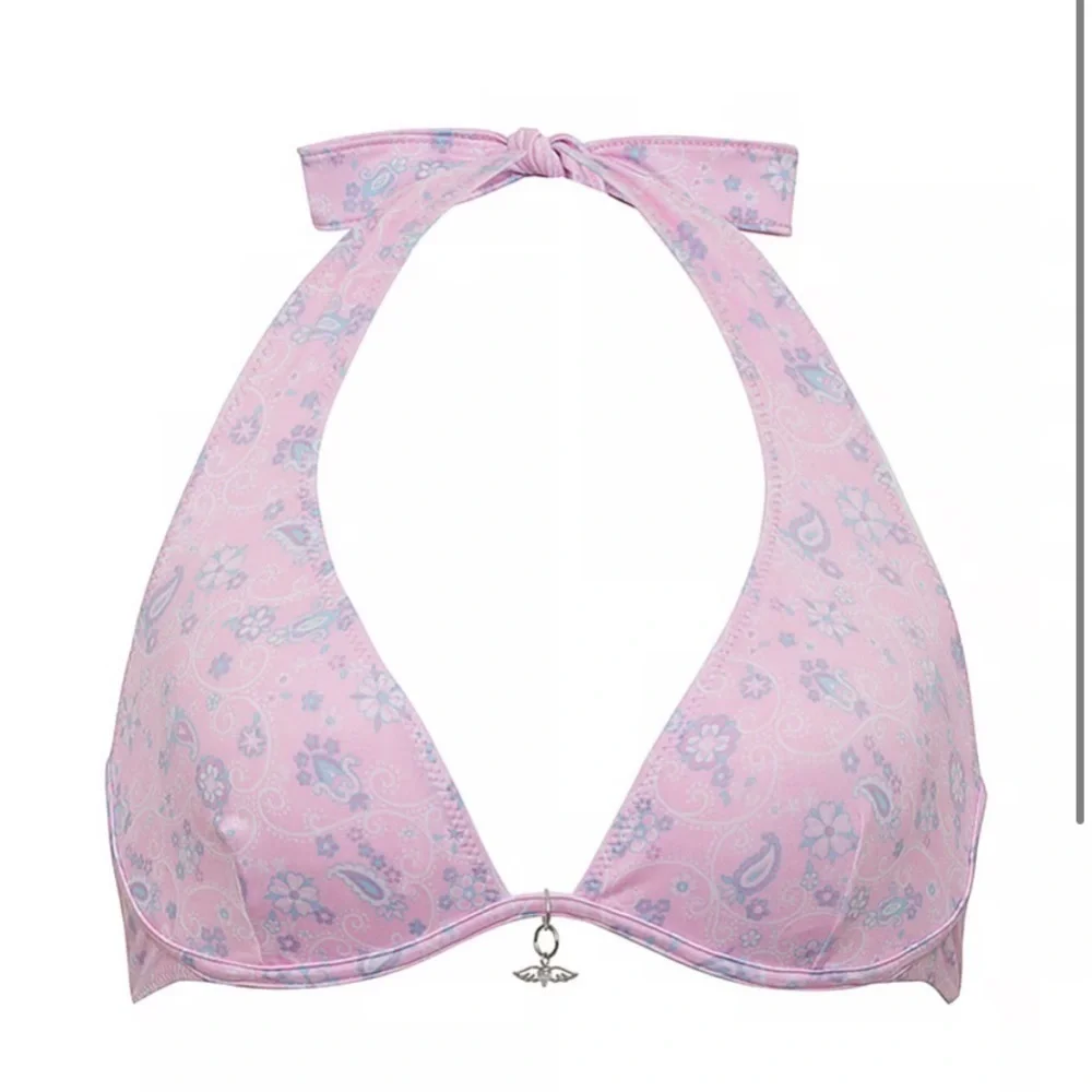 New! Frankies Bikinis Victorias Secret Estella Paisley Bikini Top 31036